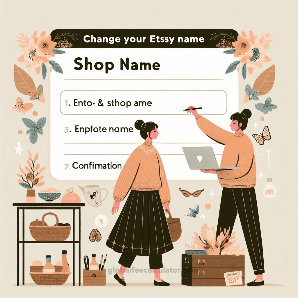 Change Etsy Shop Name